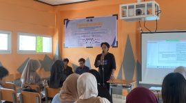 Prosesi pemaparan visi misi LPM Penalaran UNM, (Foto: Ist.)