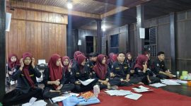 potret suasana rapat kerja pengurus UKM Maphan. (Foto: Ist.)