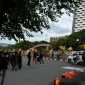 Aksi Demonstrasi oleh HMI Komisariat UNM di Jl. A.P. Pettarani, (Foto: Ist.)