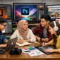 Potret mahasiswa menggunakan beberapa aplikasi untuk mendesain (Foto:int)