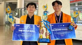 Dokumentasi tim juara ajang International Creathink Fest Preneur x Internasional Youth Connection, (Foto: Ist.)