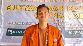 Potret Dhiaul Haq  sebagai Formatur Ketua Umum HMJ Pendidikan IPA (Foot: Ist)