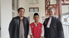 Potret ZM Bersama Pendamping Hukum, (Foto: Muhammad Fauzan Akbar) 