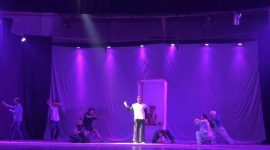 Potret Pementasan Teater Titik Dua Pada FTMI XIX, (Foto: Ist.)