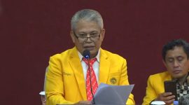 Potret ketua prodi PPG, Tangsi, dalam sambutannya, (Foto: Int.)