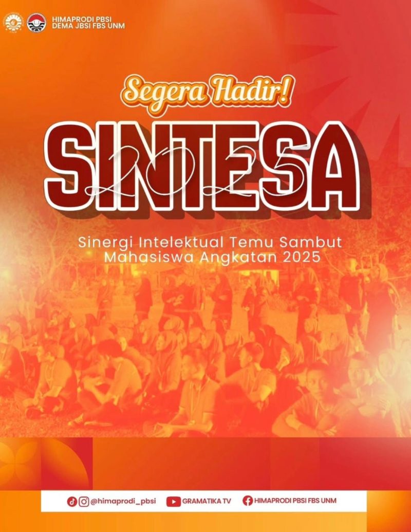 Poster Sintesa 2025  di Instagram Himaprodi PBSI (Foto: Ist)