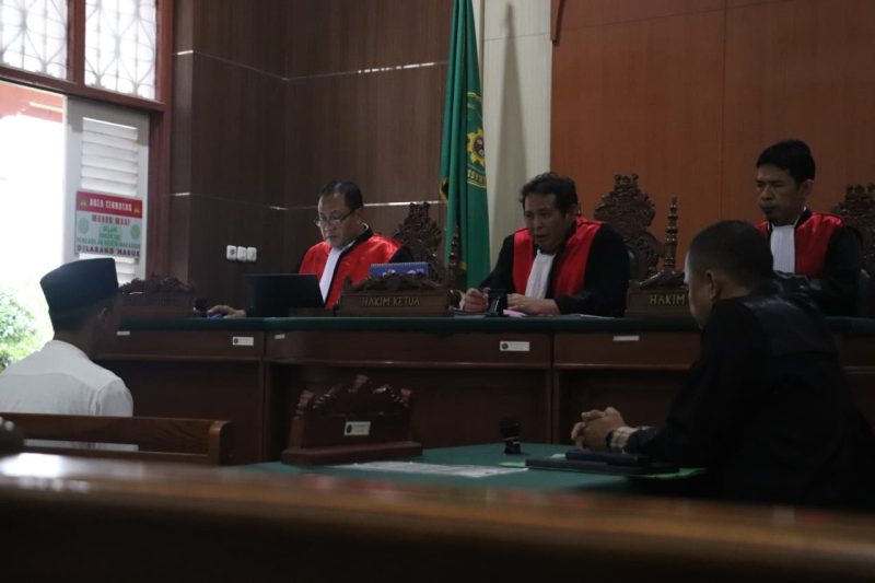 Potret Fadly dan ZM  saat persidangan, (Foto: Hafid Budiawan)