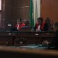 Terdakwa kasus dugaan penghasutan, ZM mengikuti sidang pembacaan pledoi, (Foto: Hafid Budiawan)