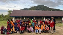 Potret panitia dan anak anak pada saat kegiatan HSC Himagara, (Foto :Ist.)