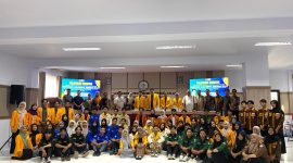 Potret bersama dalam acara pelantikan HMJ se-FMIPA tahun 2026. (Foto: Ist.)