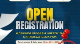 Pamflet Workshop Gema PKM MP Ekolibrium FEB UNM, (Foto: Int.)