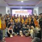 Potret Maperwa dan BEM Fakultas Bahasa dan Sastra dalam kegiatan pelantikan di Ruang Senat FBS, (Foto: Ist.)