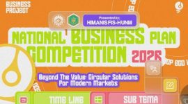 Pamflet National Business Plan Competition (NBPC) 2026 Himanis FIS-H UNM, (Foto: Ist.)