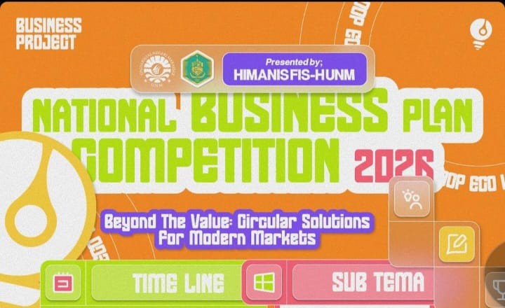 Pamflet National Business Plan Competition (NBPC) 2026 Himanis FIS-H UNM, (Foto: Ist.)