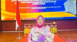 Potret Wakil Dekan III FIS-H UNM saat Pelantikan, (Foto: Ist.)