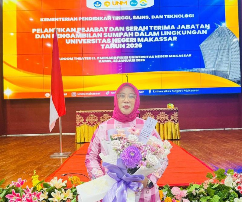 Potret Wakil Dekan III FIS-H UNM saat Pelantikan, (Foto: Ist.)