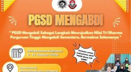 Potret pamflet PGSD Mengabdi, (Foto: Int.)