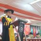 Potret Plh Rektor saat sambutan pada wisuda periode Januari 2026, (Foto: Alyani Fajrina Nursyabri)