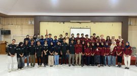 Potret pengurus HMJ PKh FIP UNM dan HMJ PPKn FIS-H UNM dalam kegiatan study banding dialog kelembagaan, (Foto: Ist.)