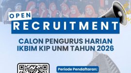 Flyer Open Recruitmen IKBIM KIP UNM, (Foto: Int.)