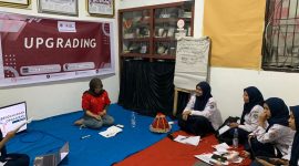 Potret Kegiatan UPGRADING UKM KSR PMI UNM di Gedung PKM Lt. 1 Gunung Sari, (Foto: Ist)
