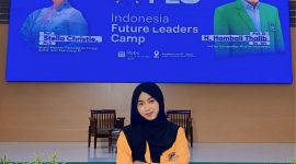 Potret perwakilan Universitas Negeri Makassar Diana Dewi pada Indonesia Future Leaders Camp, (Foto: Ist.)
