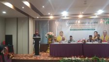 Potret Plh Rektor saat memberikan sambutan di Ramah Tamah Fakultas Psikologi UNM, (Foto: Alyani Fajrina Nursyabri)