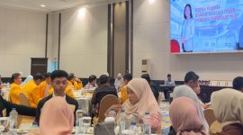 Potret suasana ramah tamah FIS-H saat ketua panitia memberikan sambutan, (Foto: M.Yashkur)
