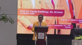 Potret Dekan Fakultas Teknik saat memberikan sambutan, (Foto: Ist.)