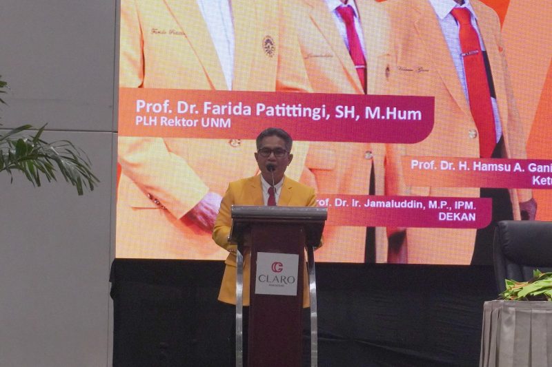 Potret Dekan Fakultas Teknik saat memberikan sambutan, (Foto: Ist.)