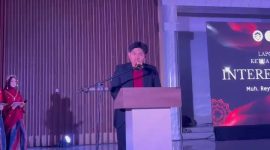 Potret Sambutan Ketua Panitia Interestfest 2025, (Foto: Ist.)