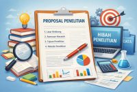 Ilustrasi Proposal Penelitian, (Foto: Ai.)