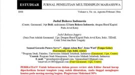 Salah satu gambaran penulisan jurnal ilmiah, (Foto: Int.)