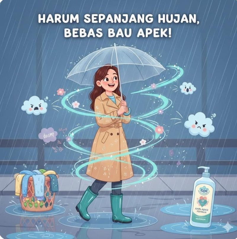 Ilustrasi terhindar dari bau apek, (Foto: Ai.)