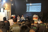 Potret Rizky Andika Putra Saat menyampaikan materi, (Foto: Winda Pratiwi Agus Tina)