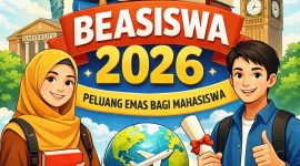 Ilustrasi Beasiswa 2026, (Foto: Ai.)
