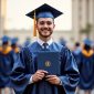 Ilustrasi mahasiswa lulus dengan gelar cumlaude, (Foto: Ai.)