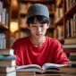 Ilustrasi mahasiswa membaca ayat suci Al-Qur’an, (Foto:Ai.)
