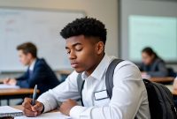 Ilustrasi mahasiswa baru, (Foto:Ai.)