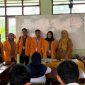 Mahasiswa yang sedang observasi di sekolah saat melaksanakan program MBKM, (Foto:Ist.)