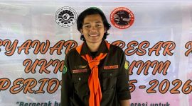 Potret Formatur Ketua Umum baru SAR UNM Aan Rizki Fahmi, (Foto: Ist.)