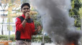 Potret ketua umum terpilih BEM FT UNM, S. Muammar Qadhafi, (Foto: Ist.)