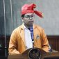 Potret Muhammad Amar Amri Asnur dalam sambutannya, (Foto: Ist.)