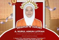 Foto A. Nurul Ainun Lutfiah meraih Juara 2 dan Gold Medal pada Forum Indonesia Muda, (Foto: Ist.)