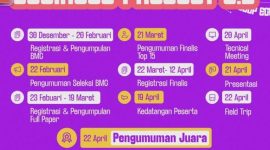 Poster timeline terbaru NBPC 6.0, (Foto: Int.)