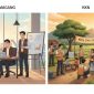 Ilustrasi Gambar Mahasiswa sedang Magang dan KKN (Foto: Ai.)