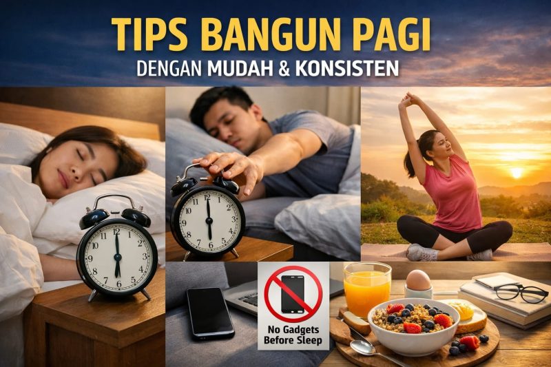 Ilustrasi Tips Bangun Pagi dengan Mudah, (Foto: Ai.)