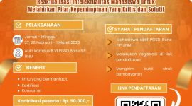 Pamflet LDKM PGSD Bone FIP UNM 2026, (Foto: Ist.)