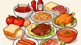 Ilustrasi Makanan yang Memicu Penderita Maag, (Foto: Ai.)
