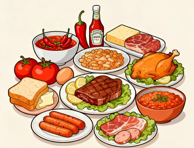 Ilustrasi Makanan yang Memicu Penderita Maag, (Foto: Ai.)